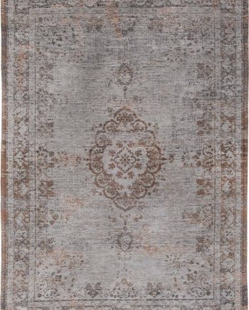 Louis De Poortere rug LX 8257 Fading World Medaillon Grey Ebony