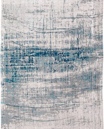Louis De Poortere rug LX 8421 Mad Men Griff Bronx Azurite