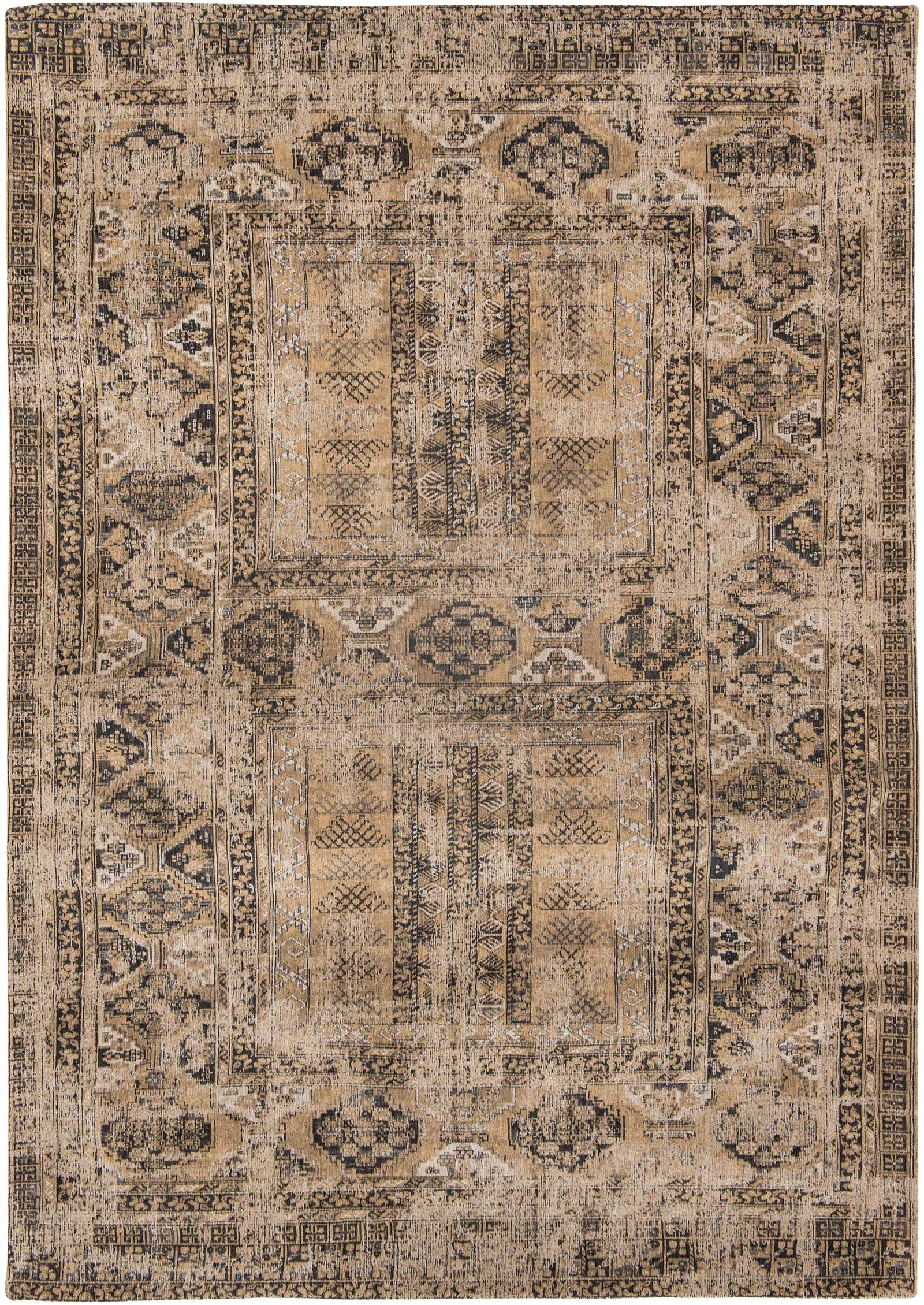Louis De Poortere rug LX 8720 Antiquarian Antique Hadschlu Agha Old Gold