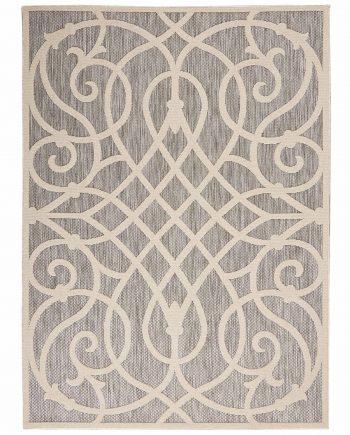 Nourison rug COZUMEL CZM04 GREY 5X7 099446298928