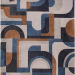 Louis De Poortere rug CS 9196 Nuance Module Camel Blue
