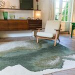 Louis De Poortere rug Meditation Lagoon 9331 PLAM GREEN interior 2