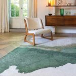 Louis De Poortere rug Meditation Lagoon 9331 Palm Green interior 1