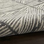 Nourison rug Colorado CLR01 GRYWT GREY WHITE 5x7 099446790279 TX01