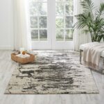 Nourison rug Maxell MAE07 IVGRY 6x8 099446343468 Room