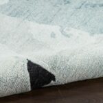 Nourison rug Silk Shadows SHA25 BLPNK BLUE PINK 8x10 099446929419 TX01