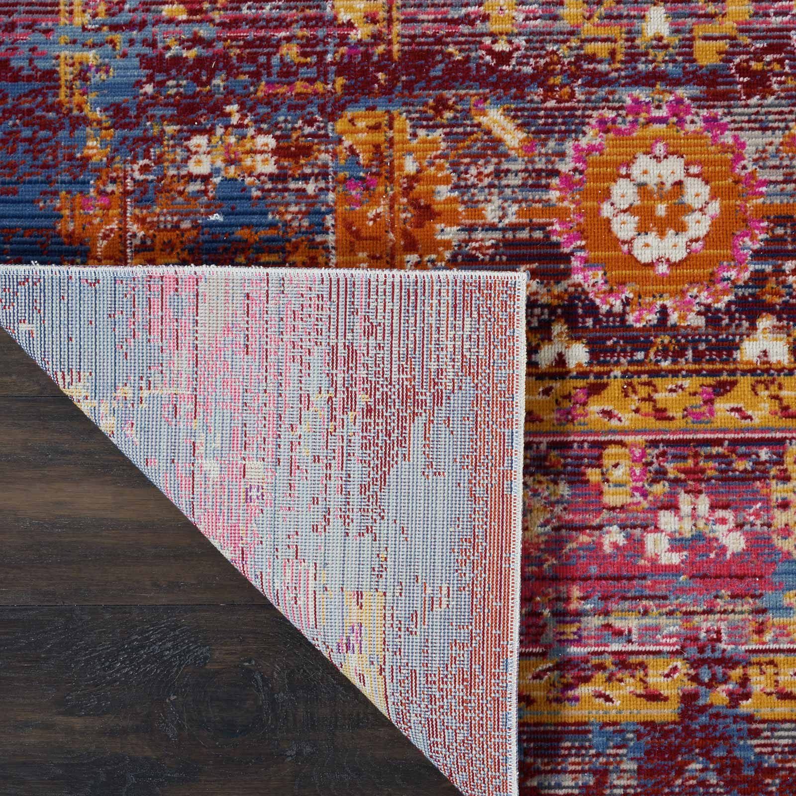 Nourison rug Vintage Kashan VKA03 RDMTC RED MULTICOLOR 4 6x6 6 099446788399 CRB C