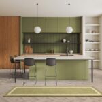 Asiatic rug Albi Green runner interior