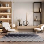 Asiatic rug Hive Charcoal interior