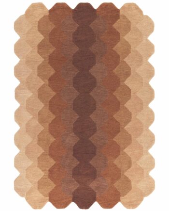 Asiatic rug Hive Rust