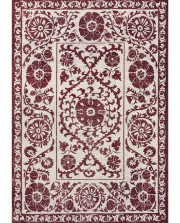 Louis De Poortere rug Antiquarian Suzani 9734 Zephyr