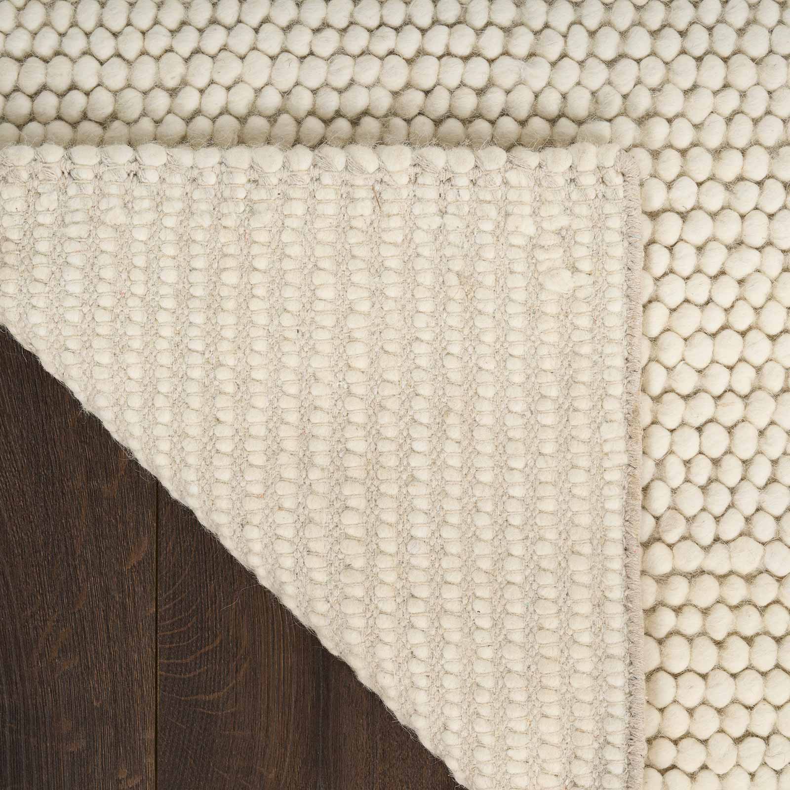 DKNY rug Pure Knots DKP04 KNT01 IVORY 5x7 099446987884 corner B