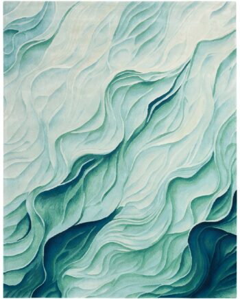 Nourison rug Prismatic PRISM PRS42 SILGN SILVER GREEN 8x10 0841491143834